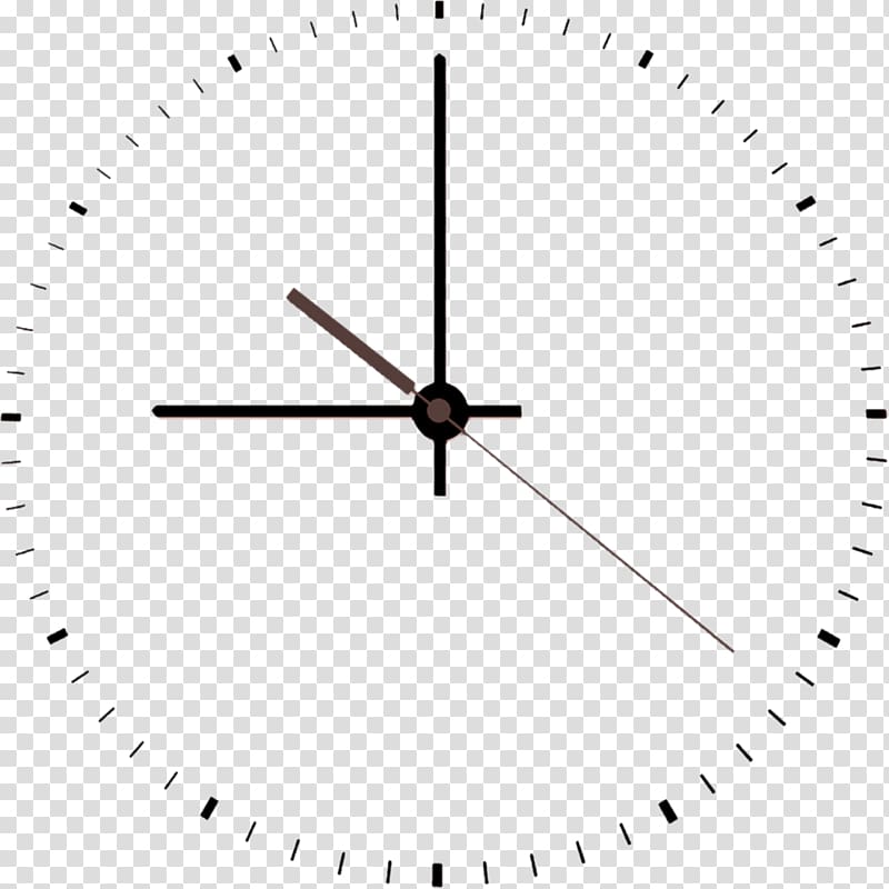 White Symmetry Black Pattern, Simple clock material free to pull transparent background PNG clipart