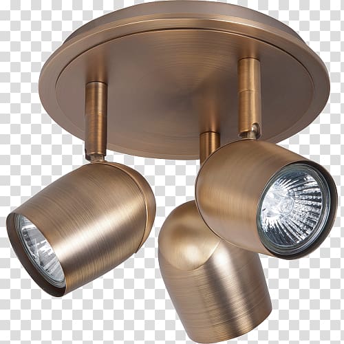 Plafonnière Bronze Lamp Copper Brass, small spot transparent background PNG clipart
