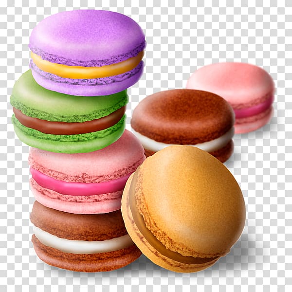 Macaroon Macaron Petit four Food Butter, butter transparent background PNG clipart