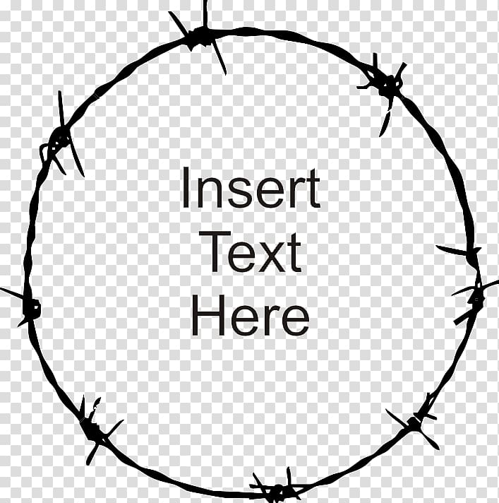Barbed wire Circle , barbwire transparent background PNG clipart
