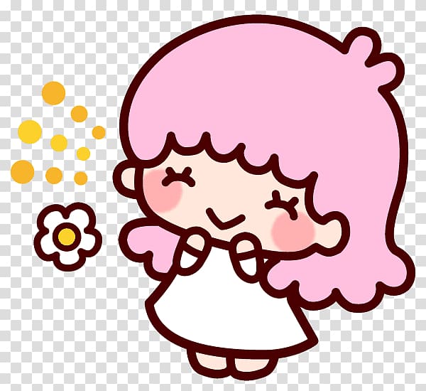 yellow haired girl , Hello Kitty Sanrio Sticker Snoopy, others transparent background PNG clipart