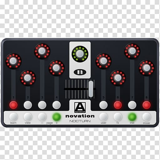 MIDI Controllers Novation Digital Music Systems Novation Nocturn Controller, GADGETS transparent background PNG clipart