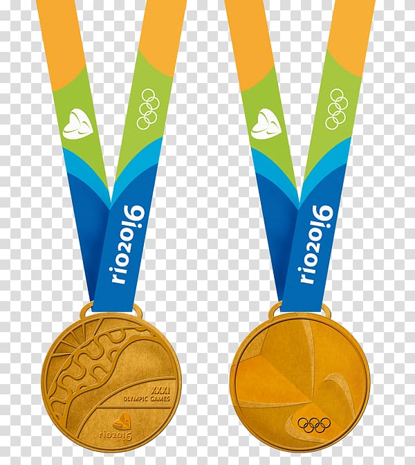 2016 Summer Olympics Olympic Games Rio de Janeiro Gold medal, medal transparent background PNG clipart