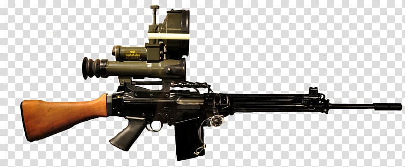 FN FAL FN Herstal 7.62×51mm NATO Battle rifle, weapon transparent background PNG clipart
