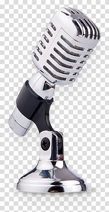 ktv necessary silver microphone transparent background PNG clipart