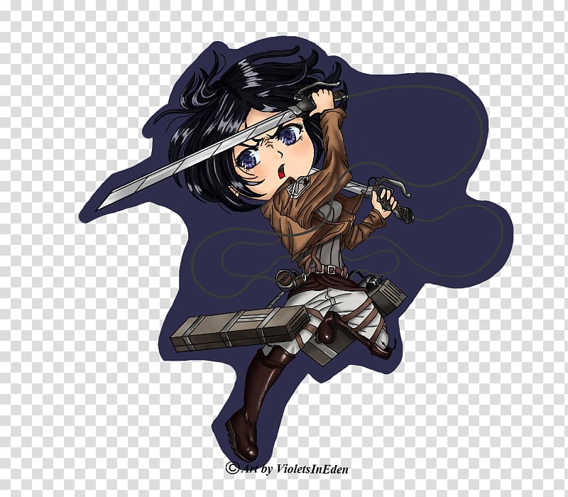 Attack on Titan , black clover transparent background PNG clipart