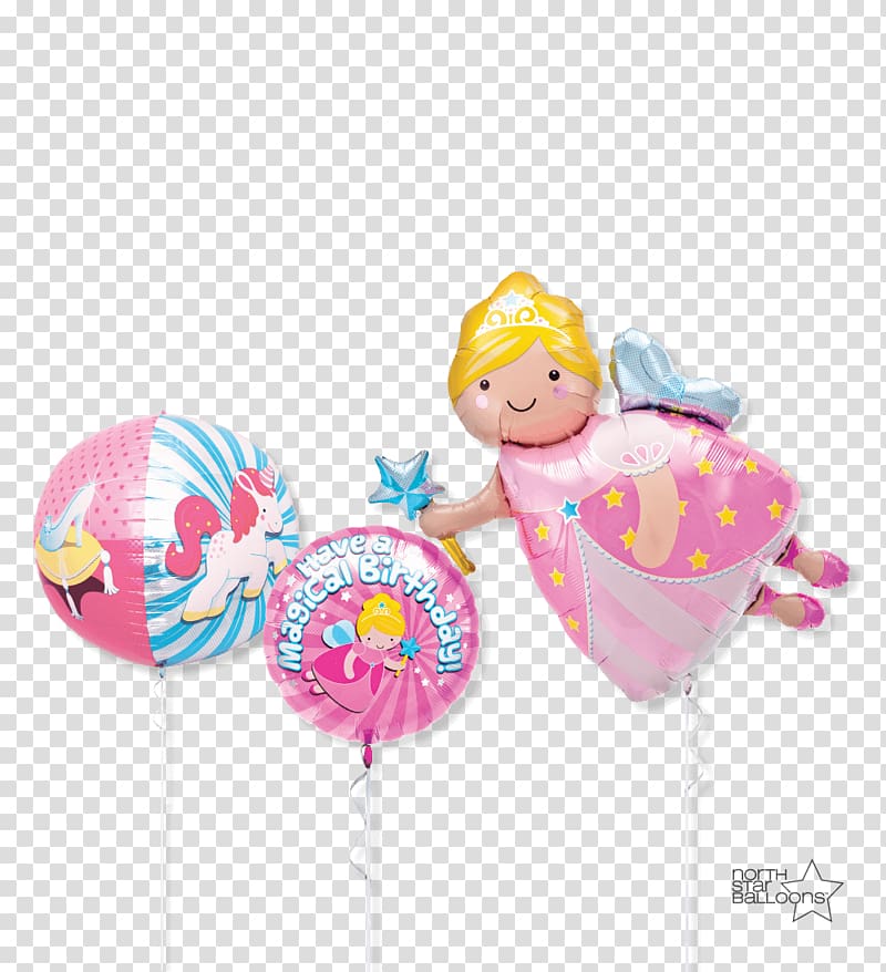 Balloon Disney Princess Party hat Flower bouquet Toy, three-piece transparent background PNG clipart