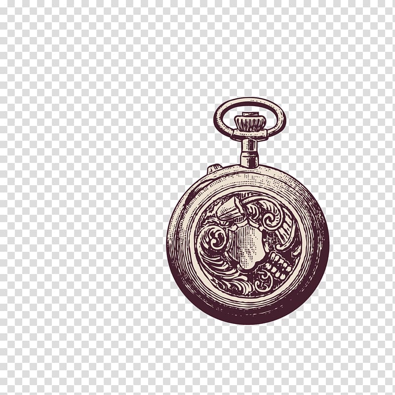 Pocket watch transparent background PNG clipart