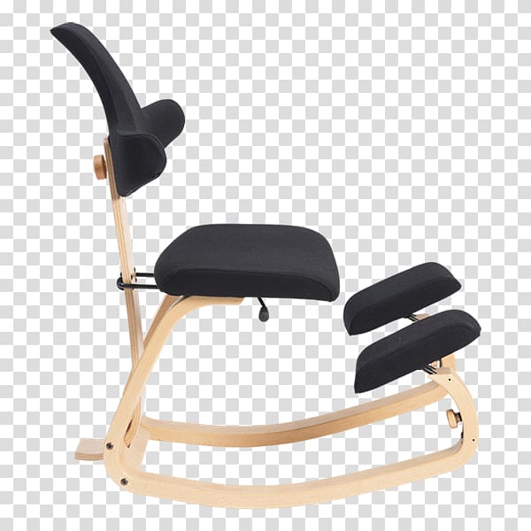 Varier Furniture AS Kneeling chair Office & Desk Chairs Human factors and ergonomics, chair transparent background PNG clipart