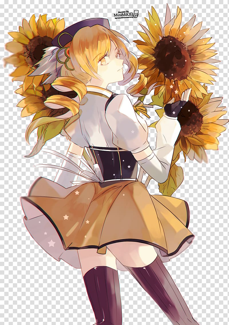 Mami Tomoe Anime Mangaka Art, Anime transparent background PNG clipart