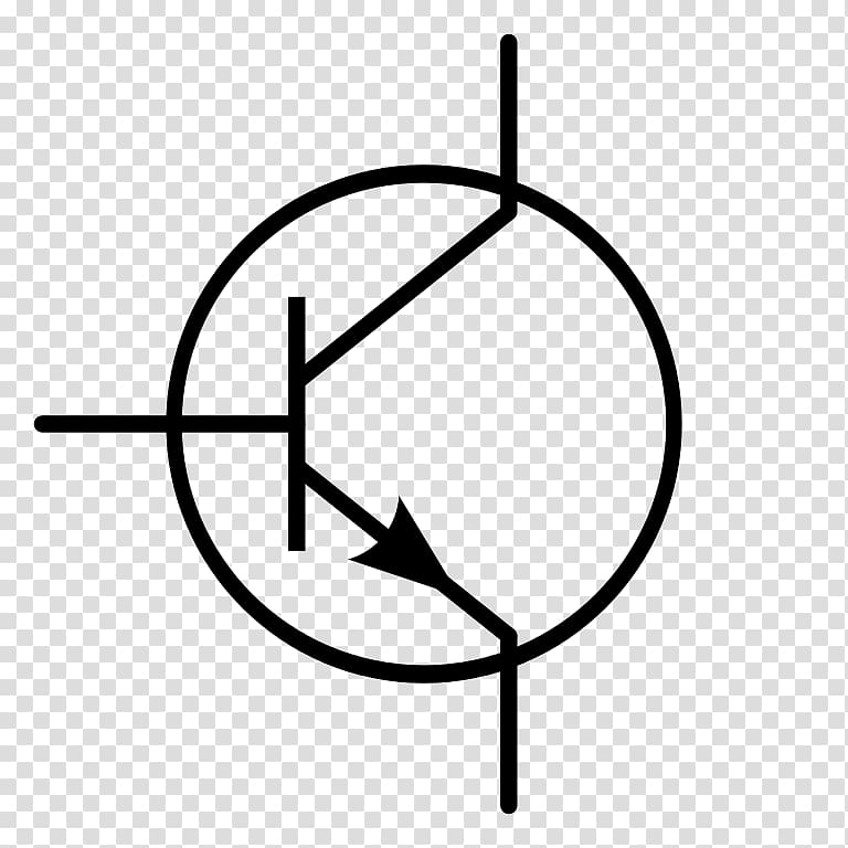 Electronic symbol Bipolar junction transistor NPN PNP tranzistor, symbol transparent background PNG clipart