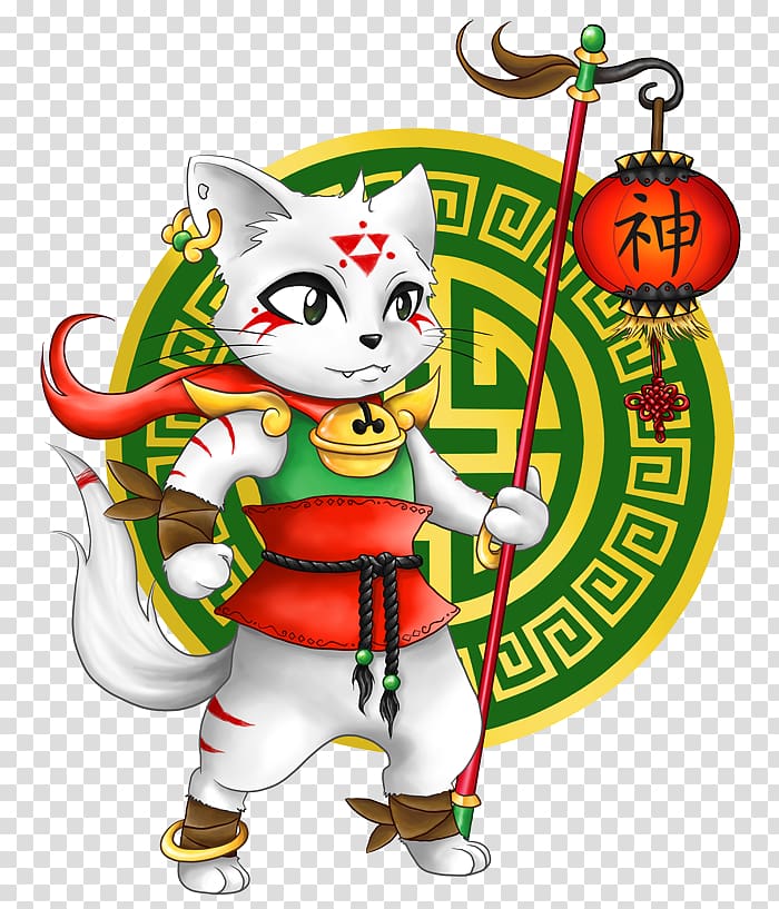 Inner Temple Digital art, cat--chinese transparent background PNG clipart