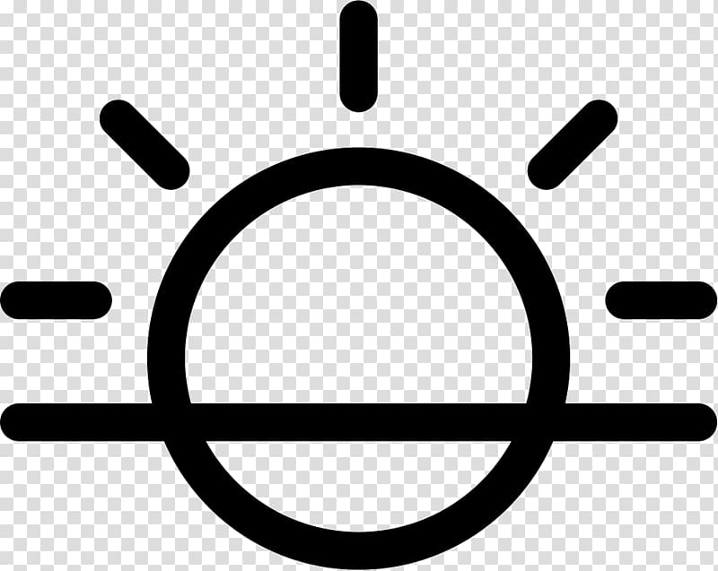 Symbol Sunset Computer Icons , symbol transparent background PNG clipart
