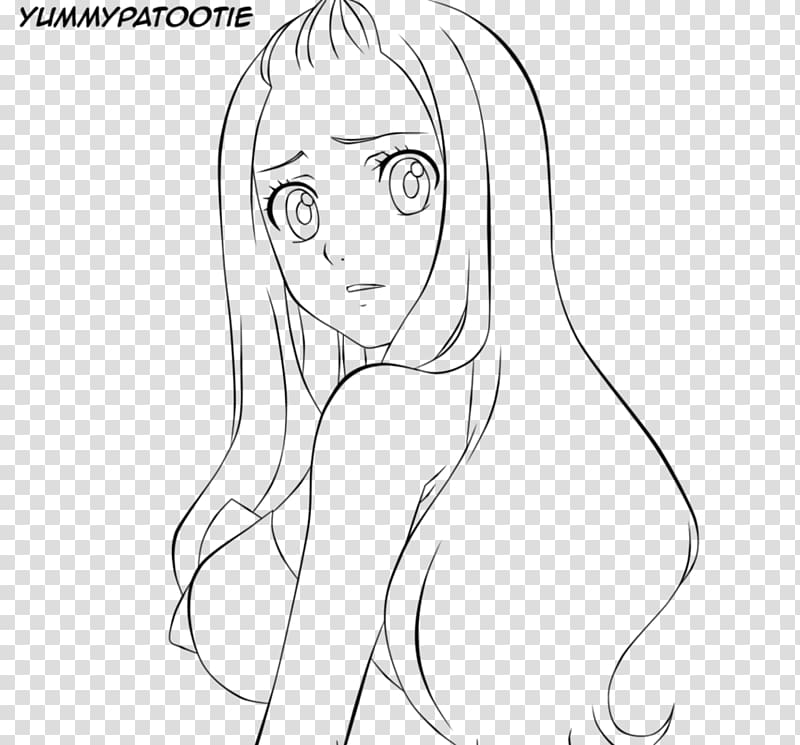 Erza Scarlet Line art Mirajane Strauss Drawing Fairy Tail, fairy tail transparent background PNG clipart