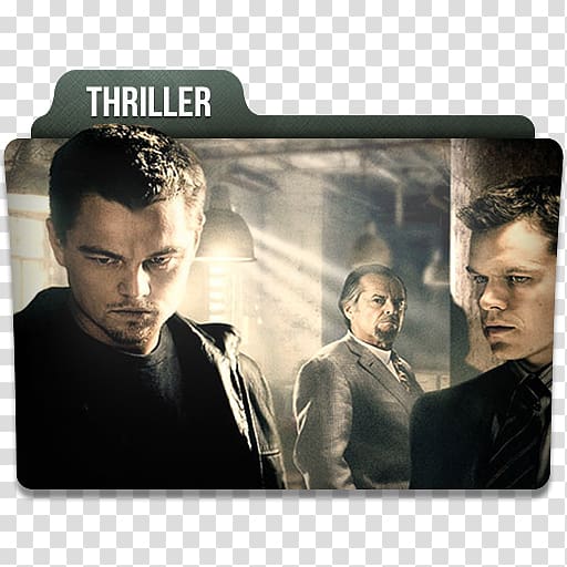 Thriller folder , album cover gentleman film, Thriller transparent background PNG clipart
