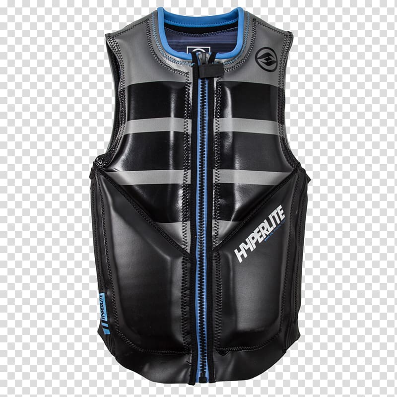 Hyperlite Wake Mfg. Wakeboarding Water Skiing Gilets Life Jackets, white vest transparent background PNG clipart