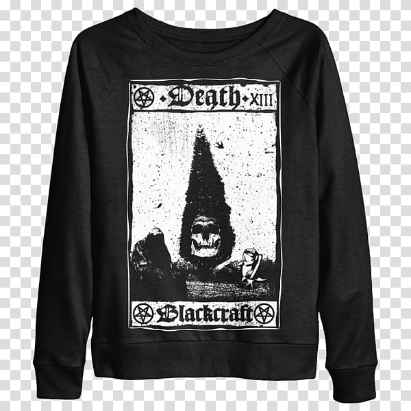 T-shirt Blackcraft Cult Death Tarot Clothing, T-shirt transparent background PNG clipart