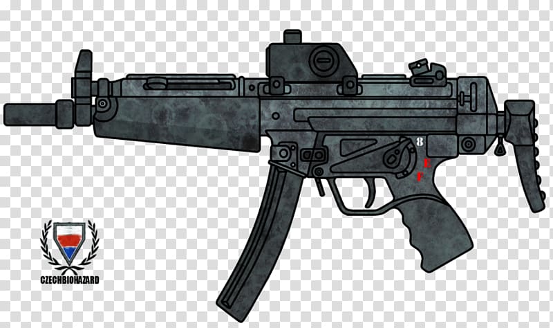 Firearm Heckler & Koch MP5 Caliber AK-47, ak 47 transparent background PNG clipart