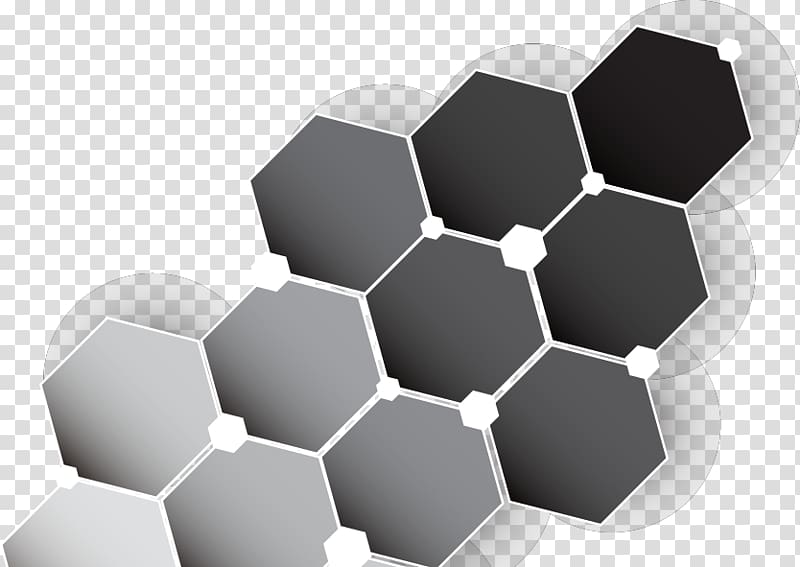 gray and black octagon , Digital geometry Digital data Polygon, Digital Technology geometric polygon transparent background PNG clipart