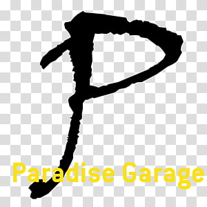 Paradise Garage Logo Disco Font Line, garage gym transparent background PNG clipart thumbnail
