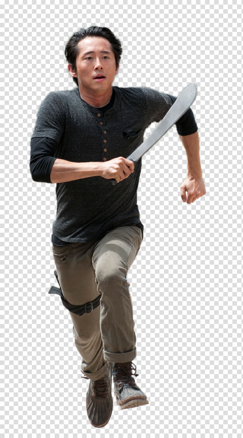 Steven Yeun The Walking Dead: Survival Instinct Glenn Rhee Carl Grimes, the walking dead transparent background PNG clipart