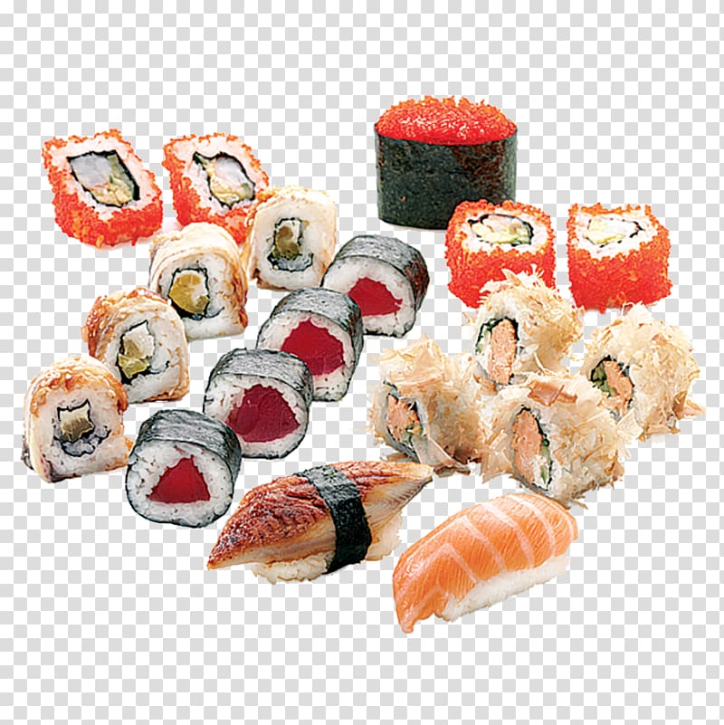 California roll Sashimi Planet Sushi Menu, sushi transparent background PNG clipart