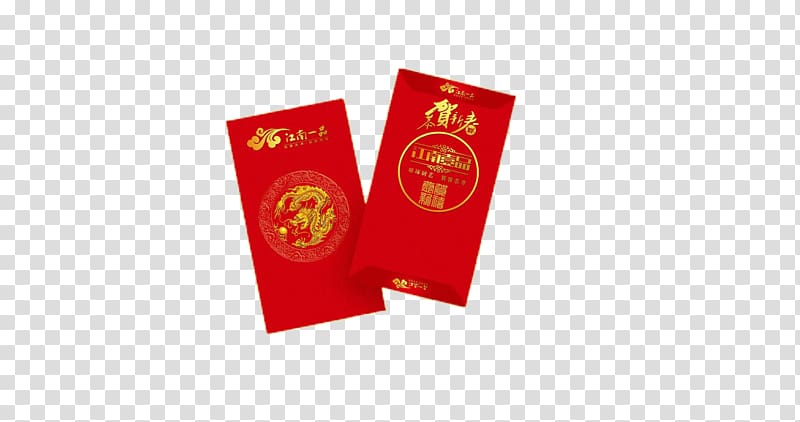 Red envelope New Years Day Chinese New Year, New Year red envelopes transparent background PNG clipart