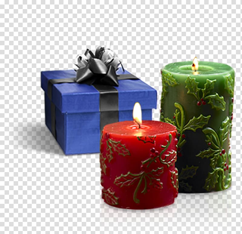 Christmas Candle Gift, Christmas Gift,candle transparent background PNG clipart