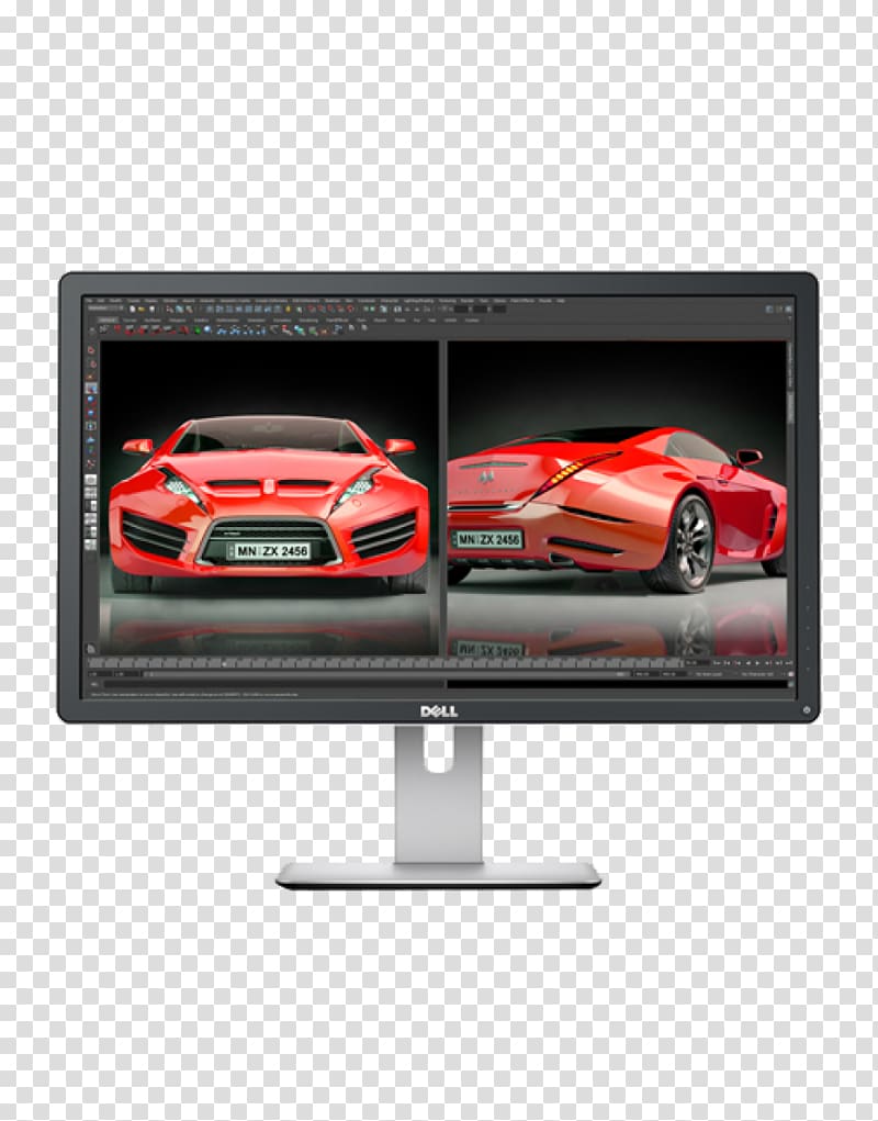 LCD television Dell Computer Monitors LED-backlit LCD 4K resolution, monitor dell alienware transparent background PNG clipart