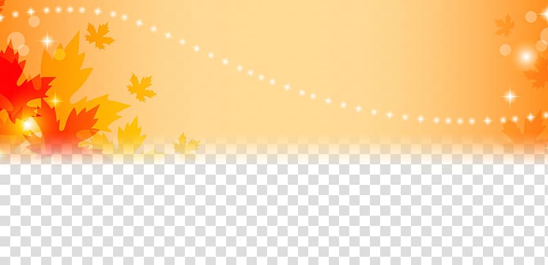 , Autumn decorative background transparent background PNG clipart