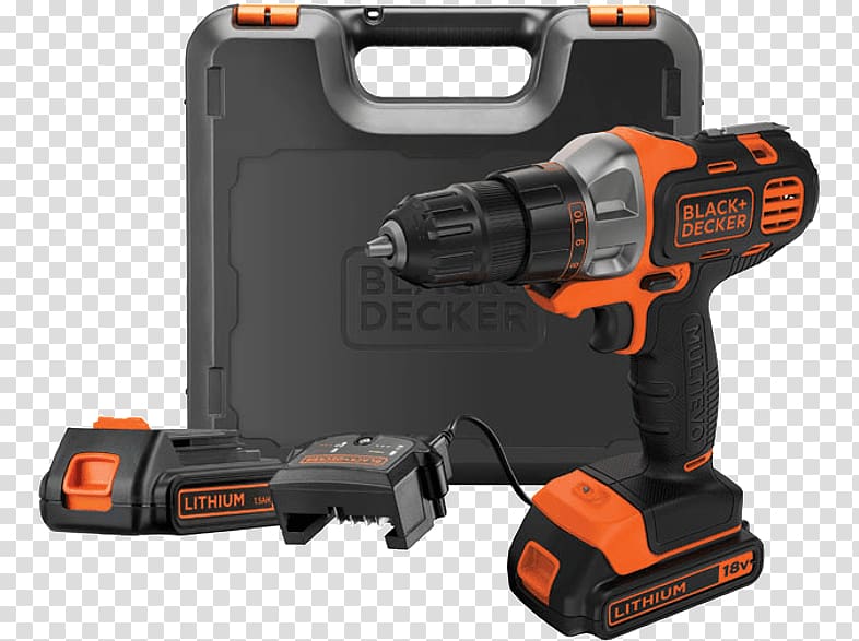 Multi-tool Black & Decker Cordless Augers, black and decker tools transparent background PNG clipart