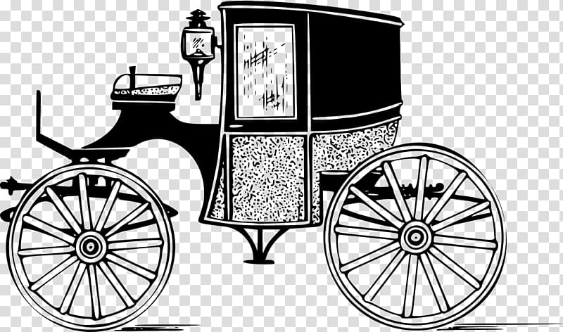 Carriage Horse-drawn vehicle Brougham, car transparent background PNG clipart