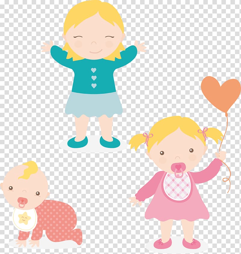 Child Infant Cartoon Illustration, Cute baby transparent background PNG clipart