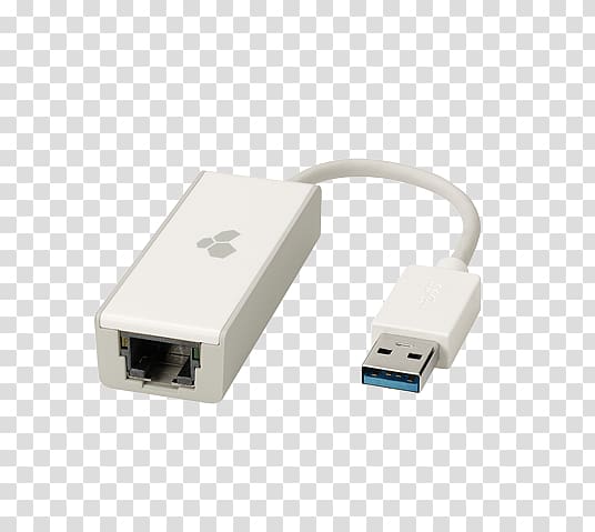 Adapter HDMI USB 3.0 Ethernet hub Gigabit, Gigabit Ethernet transparent background PNG clipart