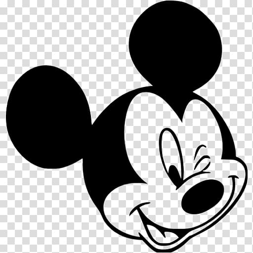 Mickey Mouse Minnie Mouse Black and white , mickey minnie transparent background PNG clipart