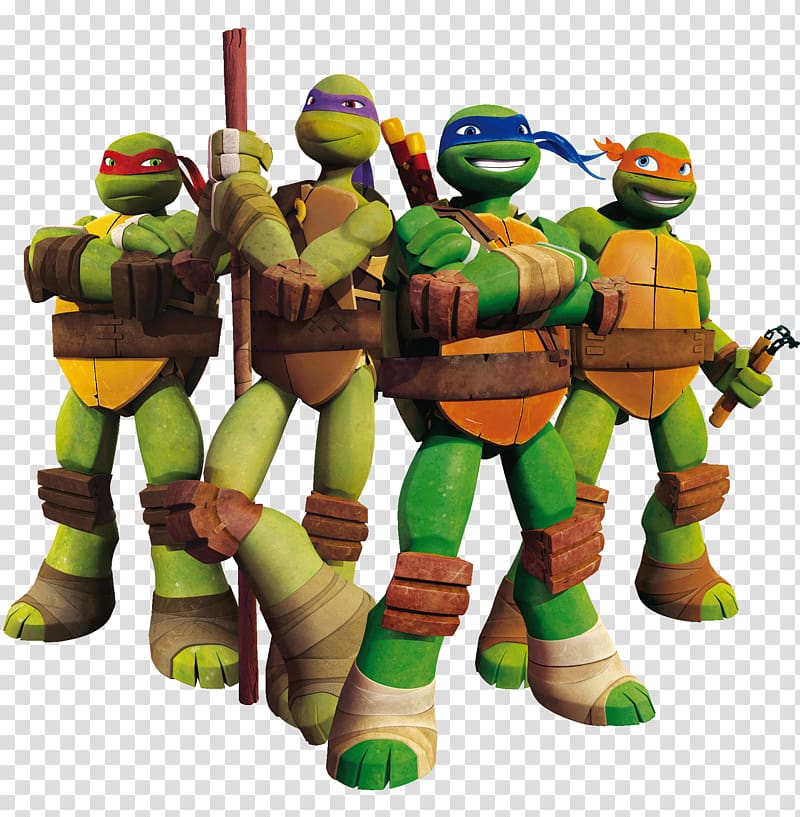Leonardo Donatello Raphael Michaelangelo Krang, turtle transparent background PNG clipart