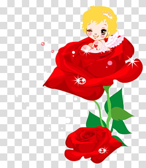 Cute Rose transparent background PNG cliparts free download