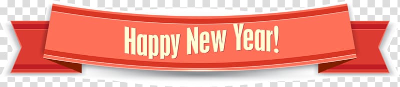 Ribbon Orange, Happy New Year orange ribbon transparent background PNG clipart