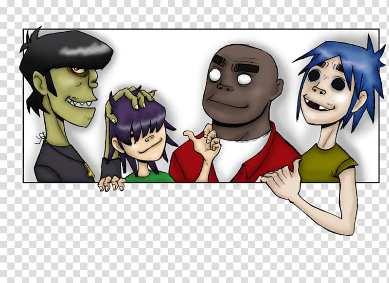 Gorillaz Clint Eastwood Cartoon Greeting & Note Cards, Gorillaz transparent background PNG clipart