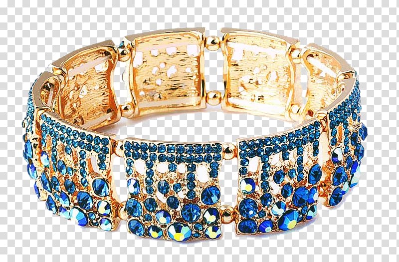 Bracelet Bangle Diamond, Retro exaggerated full diamond bracelet crystal bracelet transparent background PNG clipart