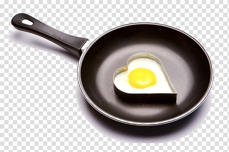 Fried egg Chicken Frying pan, Love fried eggs pot transparent background PNG clipart