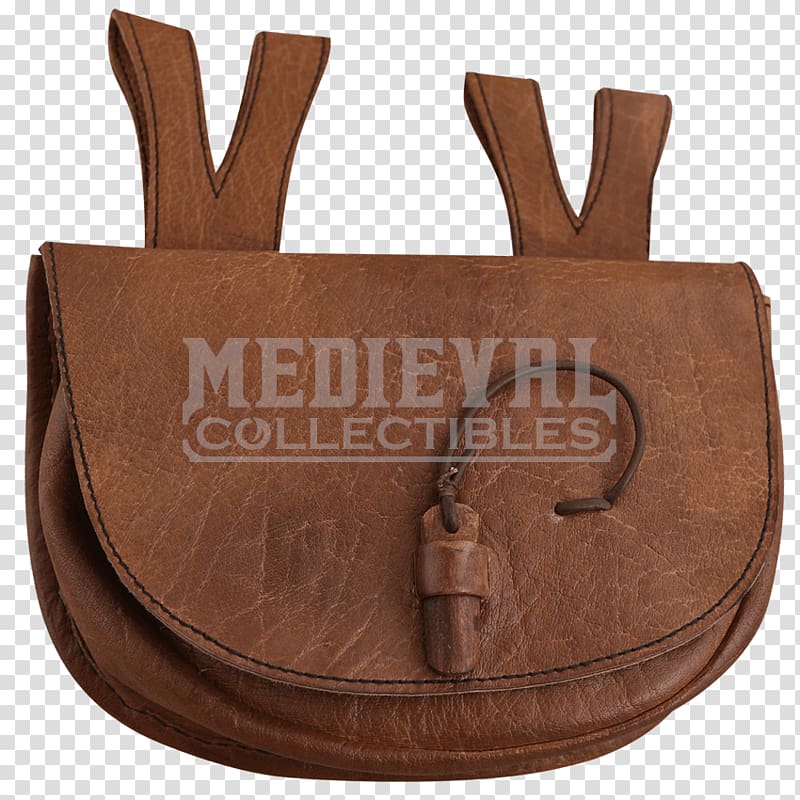 Bag Leather Middle Ages Belt Coin purse, bag transparent background PNG clipart