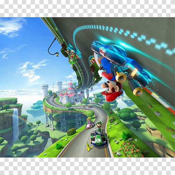 Mario Kart Wii Super Mario Kart Mario Kart 8 Deluxe Wii U, donkey kong transparent background PNG clipart