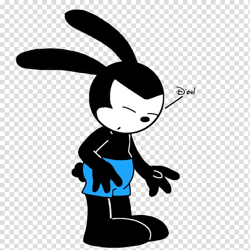 Oswald the Lucky Rabbit Homer Simpson D'oh! The Walt Disney Company Male, oswald the lucky rabbit transparent background PNG clipart