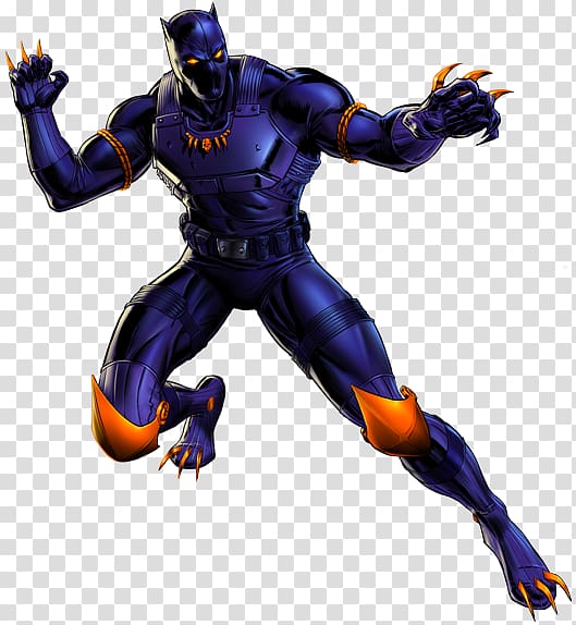 Black Panther Marvel: Avengers Alliance Black Widow Erik Killmonger Shuri, black panther transparent background PNG clipart
