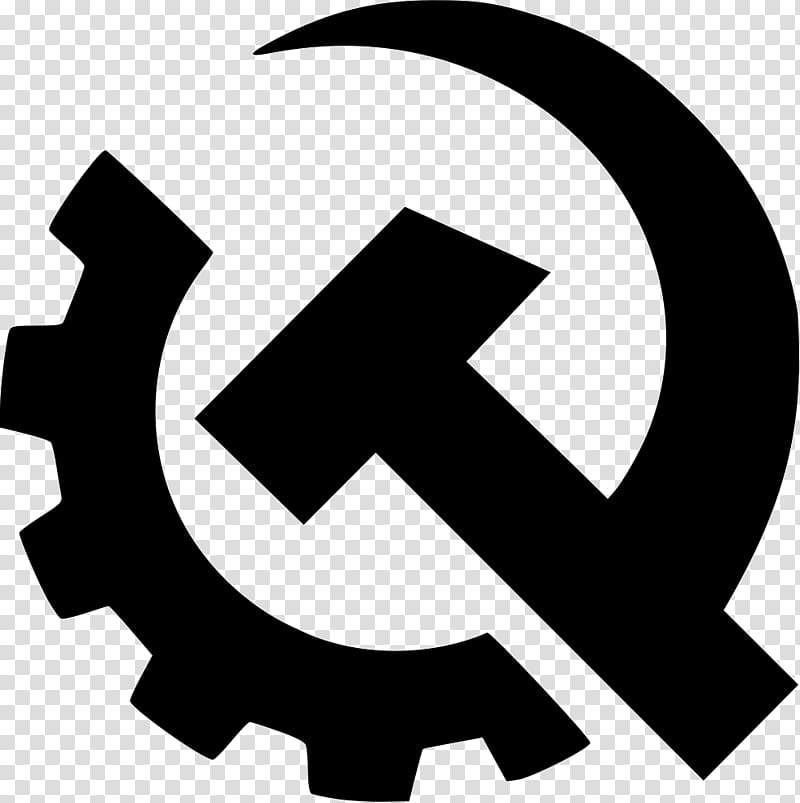 Hammer and sickle Communist symbolism Communism , hammer transparent background PNG clipart