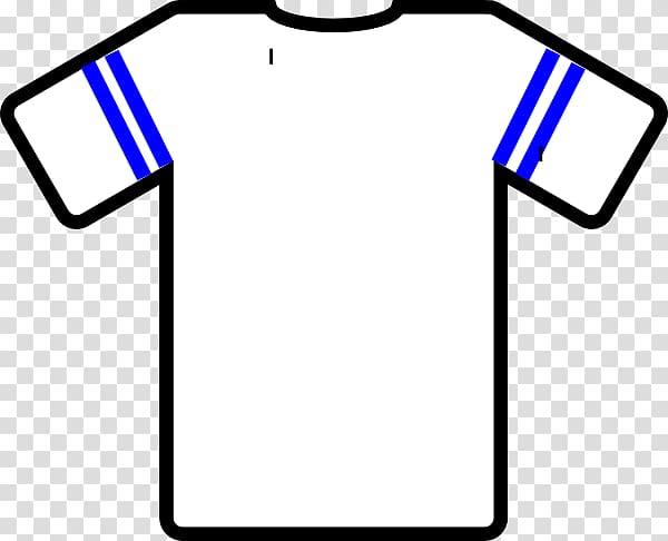 white and blue t-shirt illustration, T-shirt Jersey Football , Sports Jersey transparent background PNG clipart
