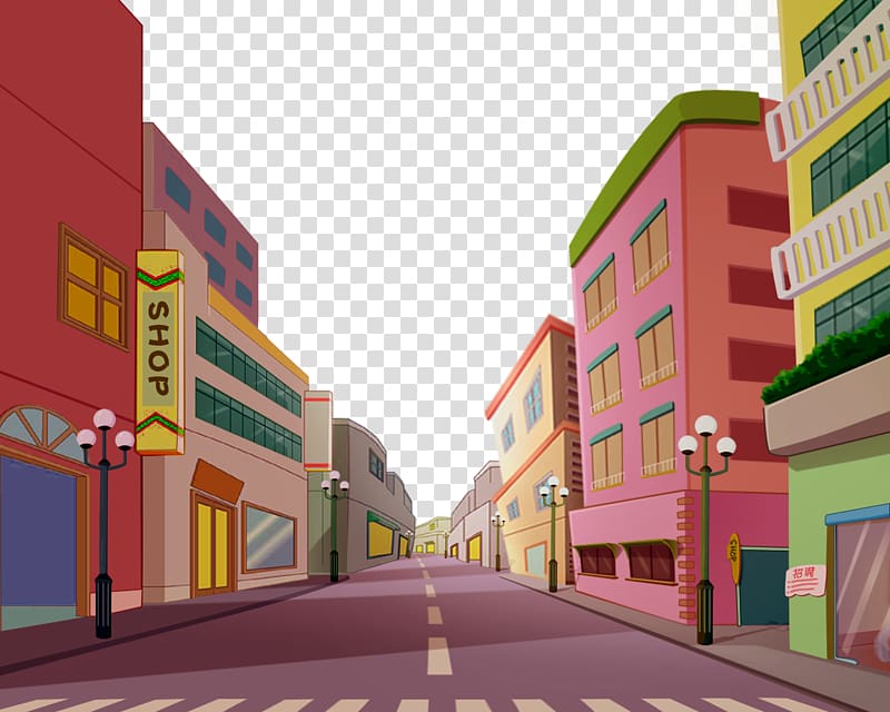 Cartoon Street png download - 630*1024 - Free Transparent Guile png  Download. - CleanPNG / KissPNG