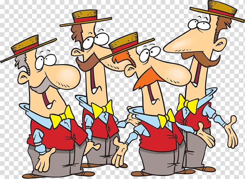 Barbershop Quartet Choir , barber transparent background PNG clipart