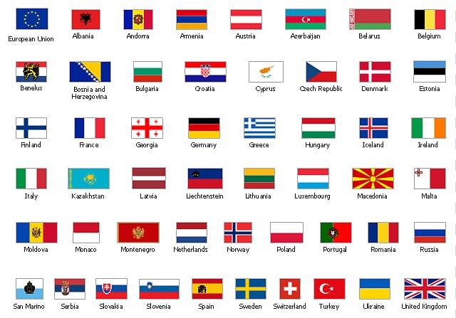 Europe National flag Country , Country Flag transparent background PNG clipart